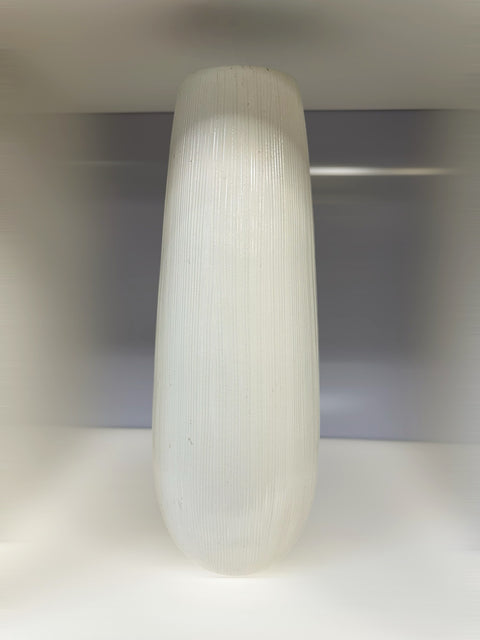 Vaso bianco alto