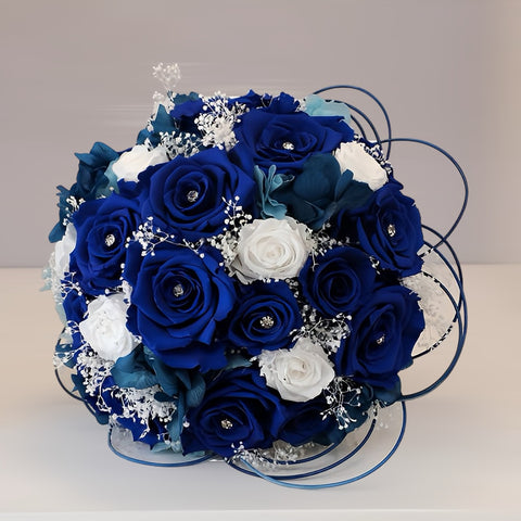 Bouquet rose blu