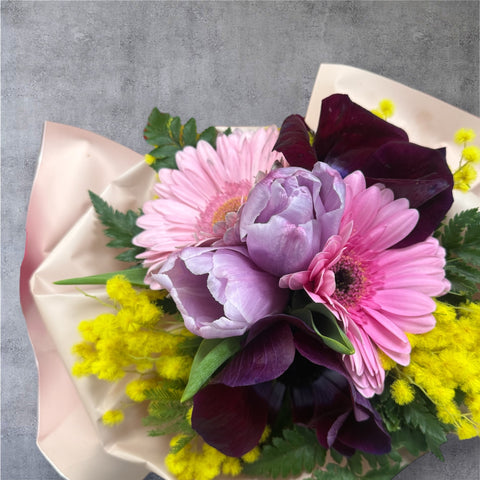 gerbere e tulipani  - festa della donna