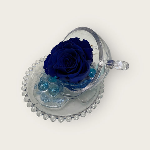 Rosa blu tazzina new Collection -