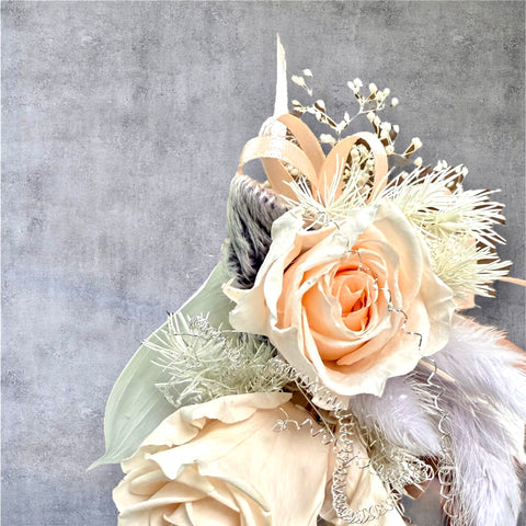 Fiore all'occhiello  - rosa antico