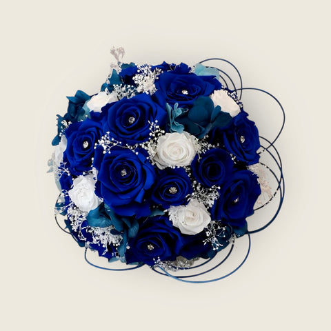 Bouquet rose blu