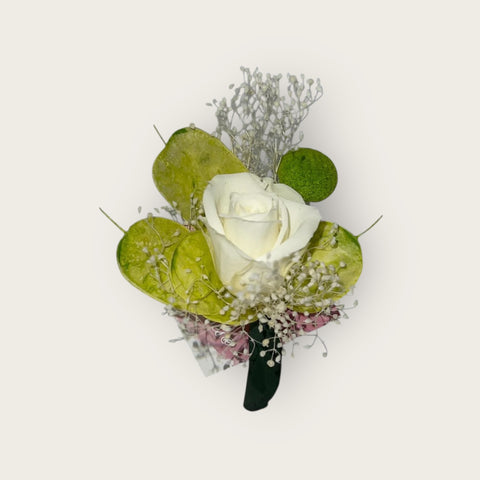 Fiore all'occhiello - rosa beige