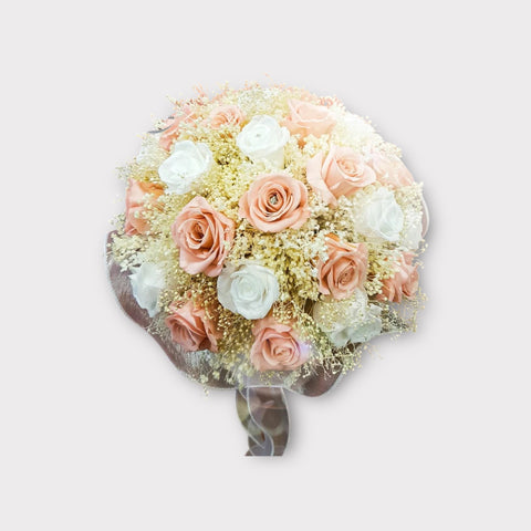 Bouquet rose rosa e bianche