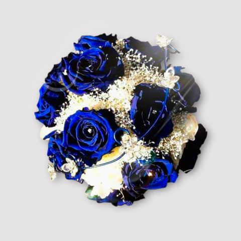 Bouquet rose blu
