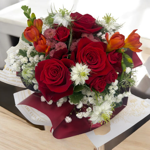 bouquet rosso amore