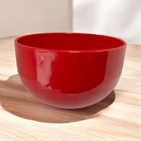 vaso rosso basso