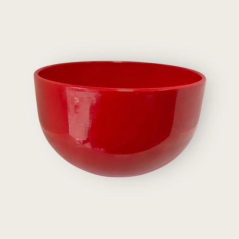 vaso rosso basso