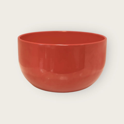 Vaso ceramica rosso ovale