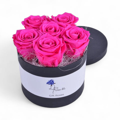 Gift roses | 6 rose eterne | Fucsia