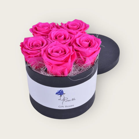 Gift roses | 6 rose eterne | Fucsia