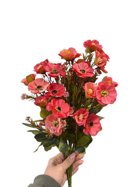 fiori di seta da rosa arancio