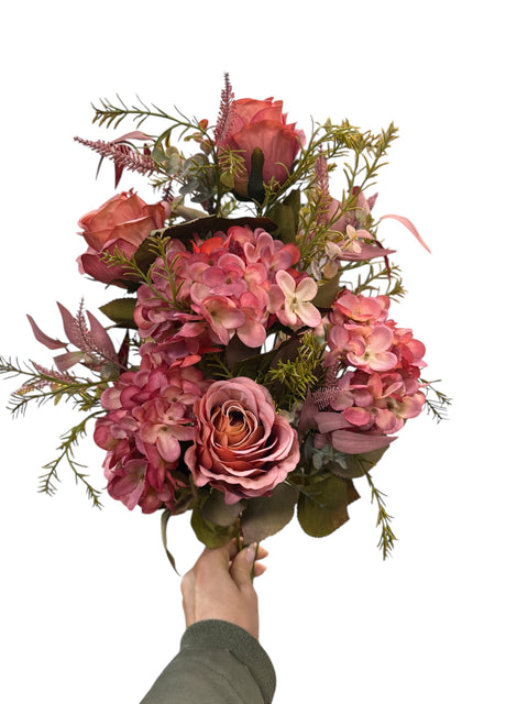 fiori di seta rose rosa