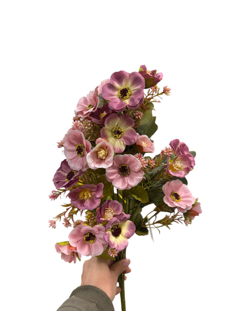fiori di seta rosa antico