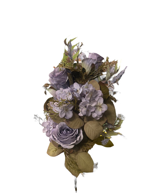 fiori di seta rose violette