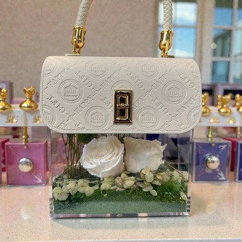 Borsetta composizione bianca