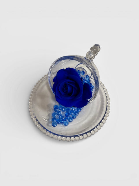 Tazzina rosa blu