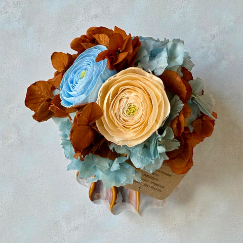 Composizione stabilizzata vaso in ceramica