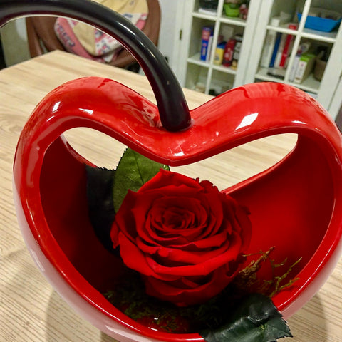 Mela - rosa stabilizzata - San Valentino 2026