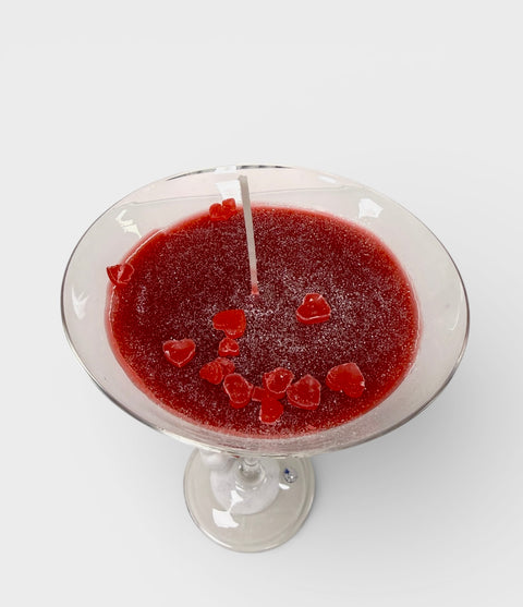 candela artigianale drink - san valentino