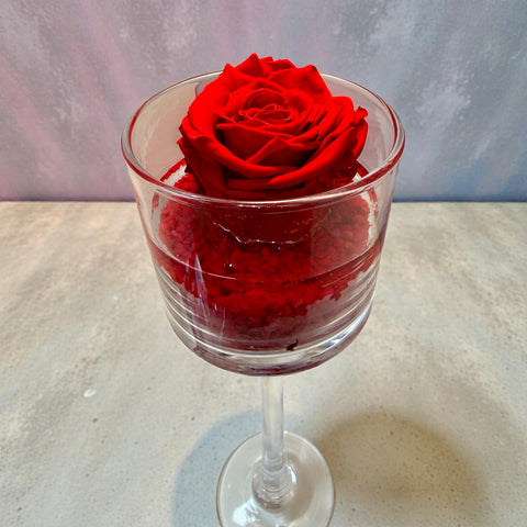 Calice rosa rossa san Valentino 2026