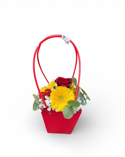 Fiori naturali gerbere e rose