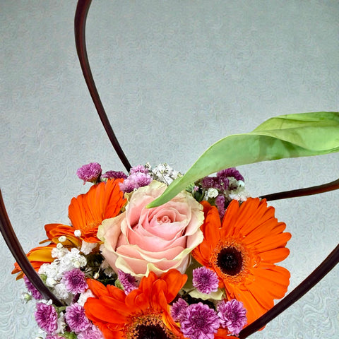 Fiori naturali gerbere arancione