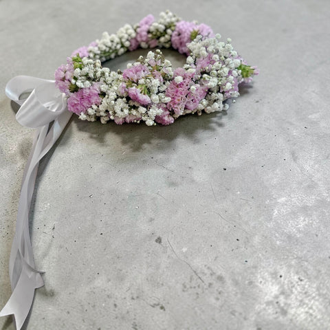 Coroncina gexo e fiori lilla