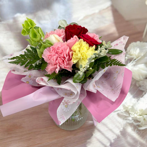 bouquet rosa  - festa della mamma