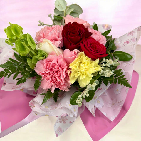 bouquet rosa  - festa della mamma