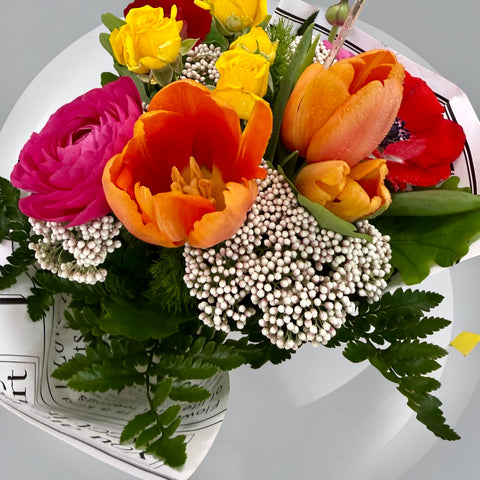 bouquet tulipani colorari  -
