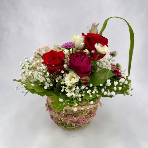cofanetto fiori naturali