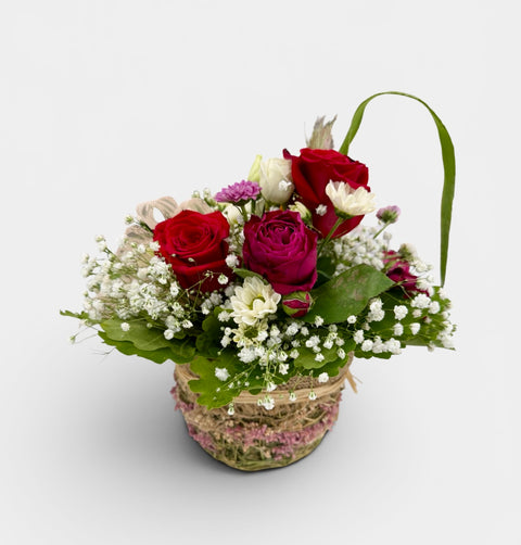 cofanetto fiori naturali
