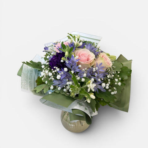 Bouquet carta da giornale