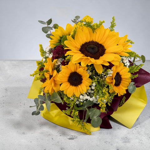 bouquet girasoli