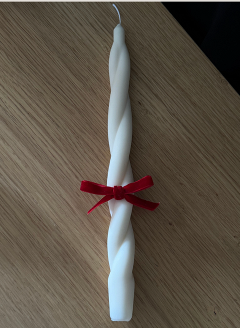 Candela lunga - candela artigianale Natalizia - Nouria