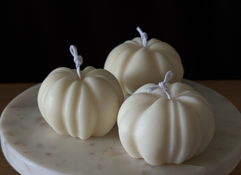 set di zucchine Delica    - candela artigianale Natalizia - Nouria