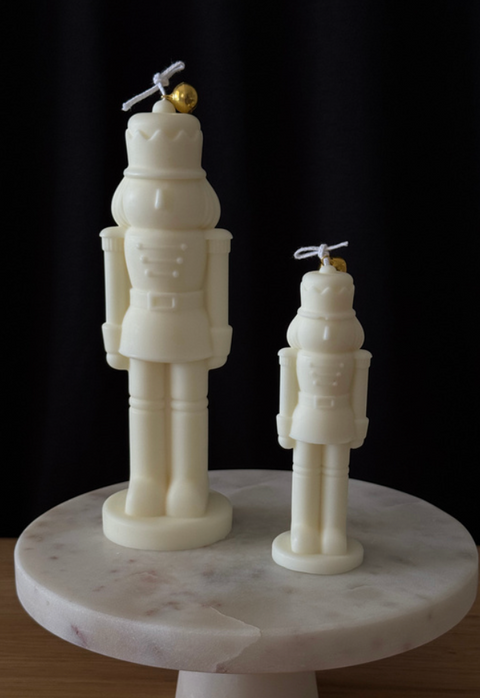 set NUTCRACKER lucide  - candela artigianale Natalizia - Nouria