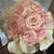 Bouquet confetto - rose rosa stabilizzate e calle