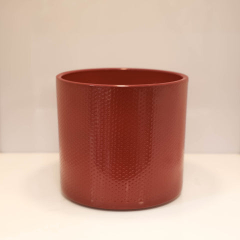 Vaso ceramica rosso tondo