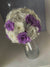 Bouquet tondeggiante - lilla