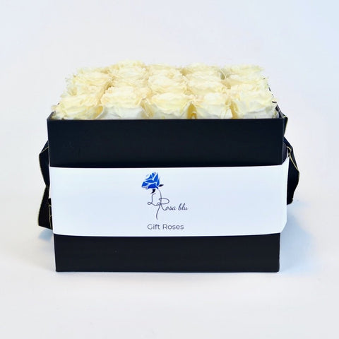 Gift roses | 25 rose champagne eterne