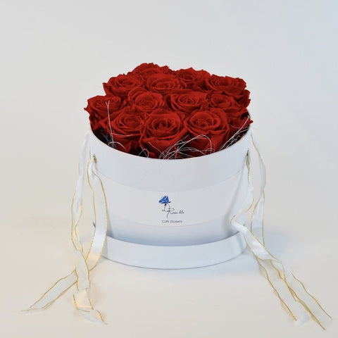 Gift roses Grande | 12 rose rosse eterne